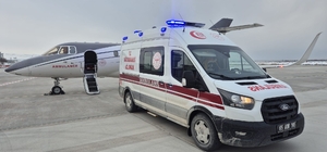 Van'da 3 aylık bebek uçak ambulansla Konya'ya sevk edildi