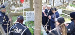 Kırklareli'nde şehit polis İbrahim Çınar kabri başında anıldı