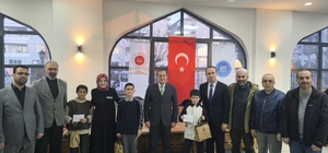 Akyurt'ta "Camiye Gidiyorum Puanları Topluyorum Projesi"nin ödül töreni gerçekleştirildi