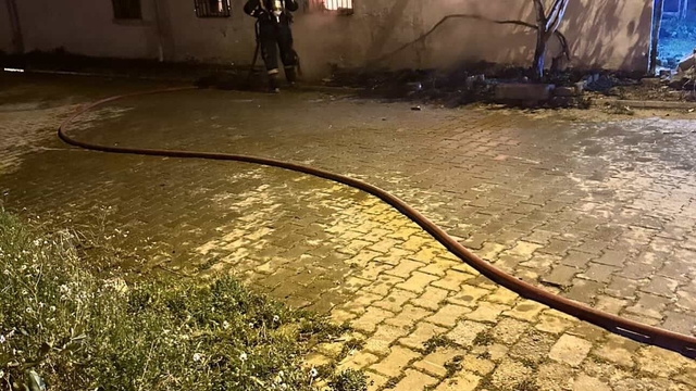 Aydın'da bir evde yangın çıktı