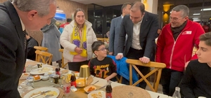 Çocuklar ile protokol iftar sofrasında buluştu