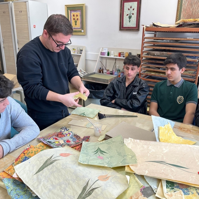 Liseli gençler sanat dolu gün yaşadı