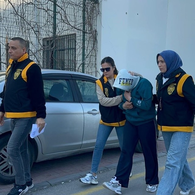 Eşini bıçakla yaralayan kadın, tutuklandı