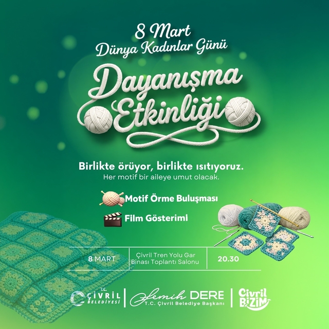 Çivril'de 8 Mart'a özel dayanışma programı