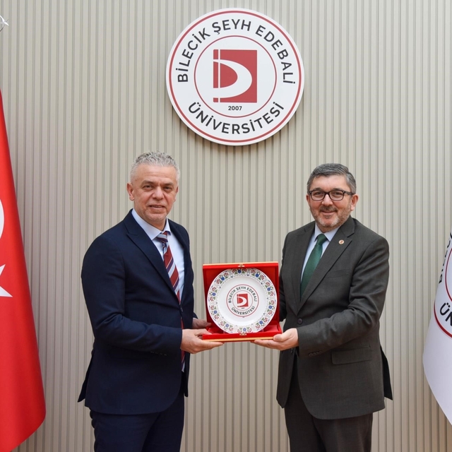 KKTC Ankara Büyükelçisi Korukoğlu'dan Rektör Kaplancıklı'ya ziyaret