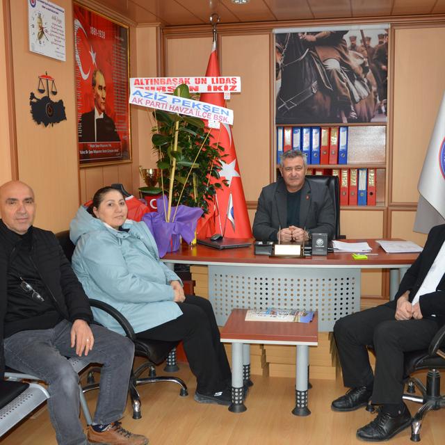 Havza Vergi Dairesi Müdürü Boz'dan esnaf odalarına ziyaret