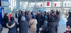 Erzincan’dan umre yolcuları dualarla uğurlandı