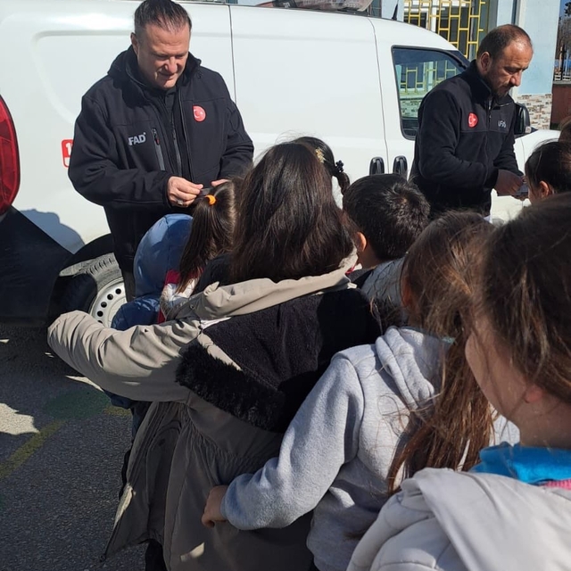 Öğrencilere afet farkındalık eğitimi verildi