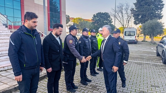 Emniyet Müdürü Aktaş ilçelerde güvenlik denetimi yaptı
