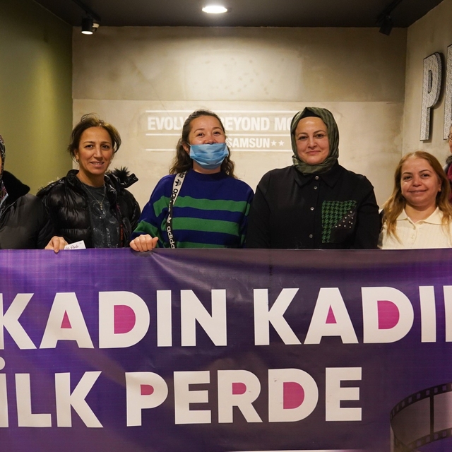 Atakum'da kırsaldan merkeze 150 kadın sinema ile buluştu