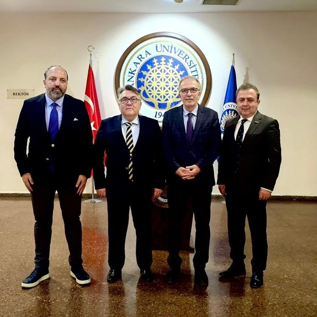 Rektör Özölçer'den Ankara Üniversitesi Rektör Yardımcısı Uzun'a Hayırlı Ols...