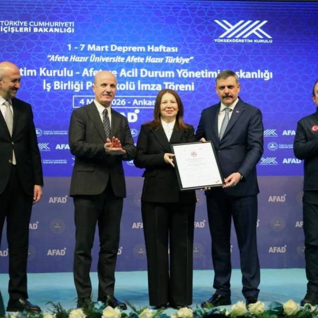 OMÜ Kentsel Arama ve Kurtarma Ekibi akreditasyon sertifikasını aldı