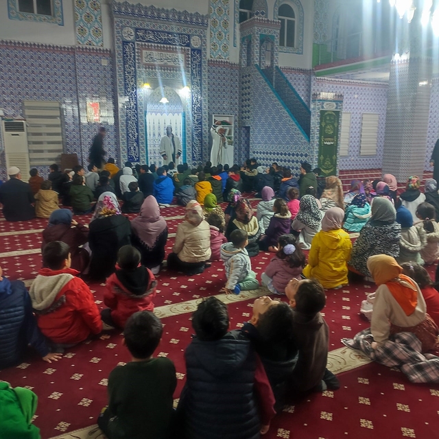 Kahta'da Kur'an Kursu öğrencileri için Kur'an'a geçiş programı düzenlendi