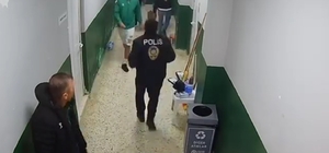 Mersin’de amatör maç öncesi çıkan kavga güvenlik kamerasında