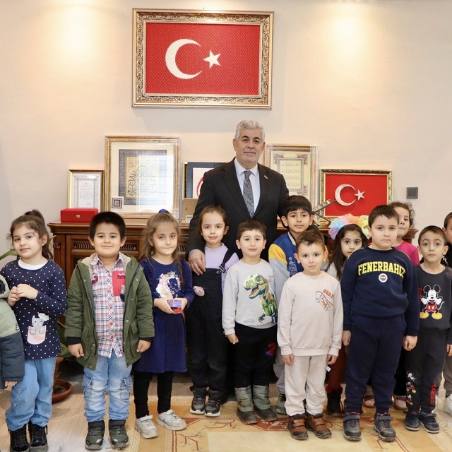 Elazığ'da öğrencilerinden Filistin'e anlamlı destek