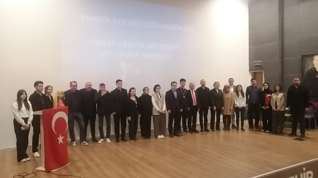 Sarıgöl'de İstiklal Marşı'nın kabulünün 104. yılına anlamlı anma