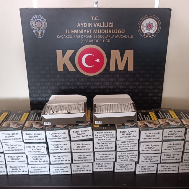 Efeler'de 4 işyerine kaçakçılık baskını