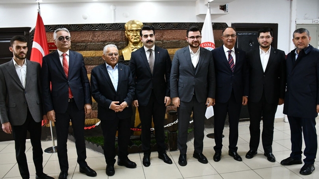 Büyükkılıç ve Okandan'dan Tomarza'ya ziyaret