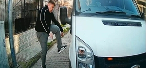 Trafikte tartıştığı kişinin kamyonetinin camını yumruklayan saldırgana 240 bin lira ceza