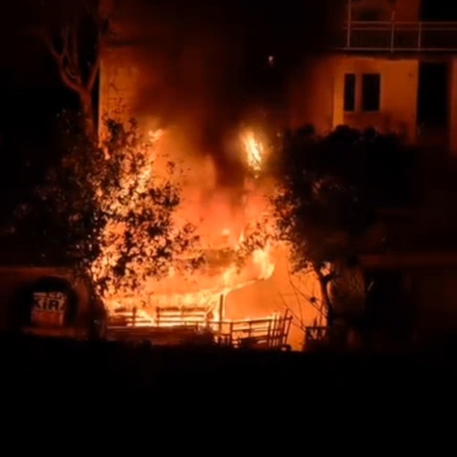 Baraka alev alev yandı