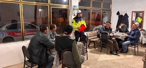 Edirne jandarmasından vatandaşlara trafik güvenliği eğitimi