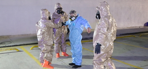 Samsun’a yeni kurulan Şehir Hastanesi’nde KBRN tatbikatı