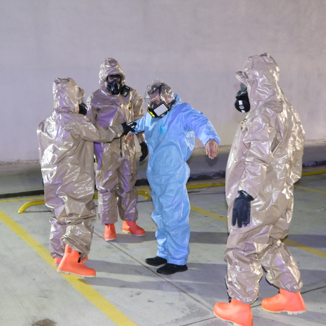 Samsun'a yeni kurulan Şehir Hastanesi'nde KBRN tatbikatı