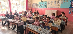 Tekne orucu tutan minikler iftarda buluştu