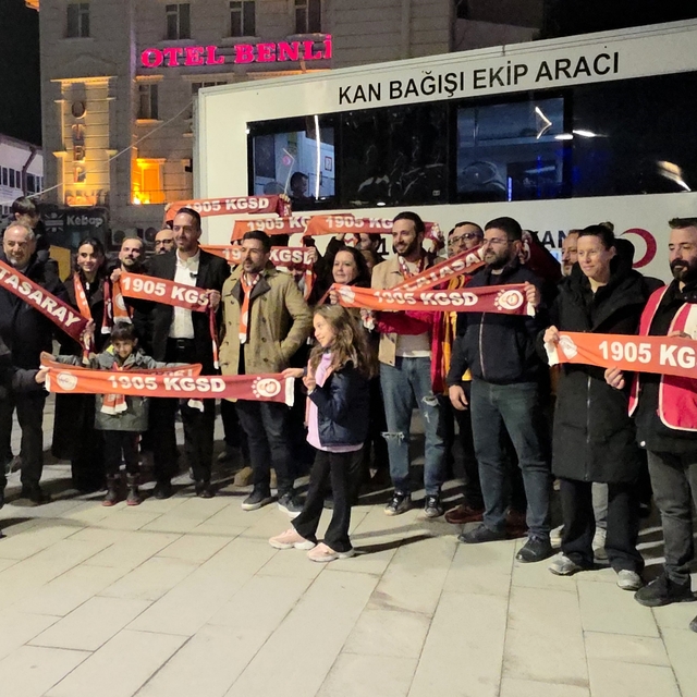 Kütahya'da Galatasaraylılardan kan bağışı seferberliği