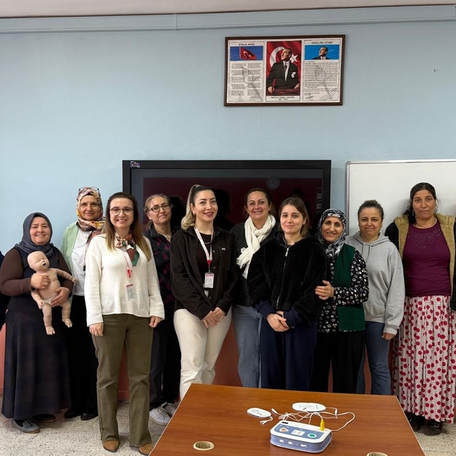 SODAM projesinde görevli kadınlara ilkyardım eğitimi