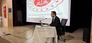 Öğrencilere siber suçlar ve yasa dışı bahisle mücadele semineri verildi