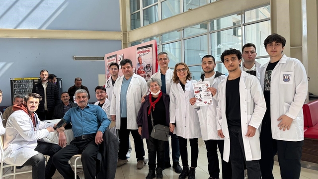 Tıp Fakültesi öğrencilerinden hipertansiyon farkındalığı etkinliği