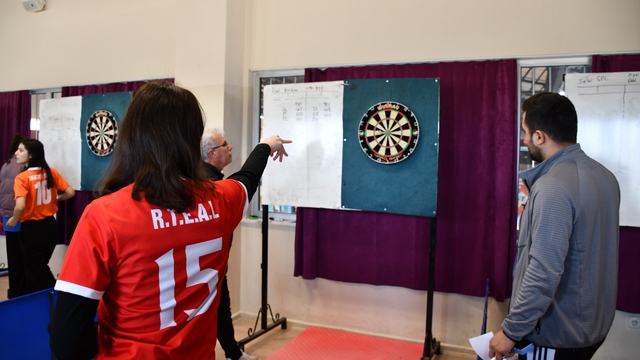 Dart müsabakalarında kazananlar belli oldu