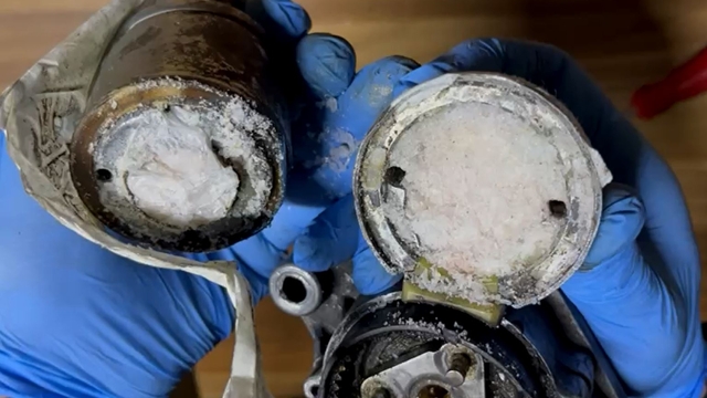 Uyuşturucuyu marş dinamosunun içine gizlemiş