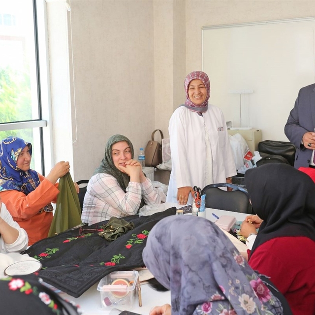 Canikli kadınlar meslek sahibi oluyor