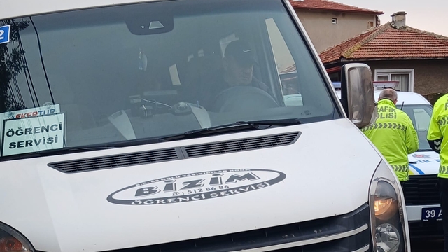 Babaeski'de okul servisleri denetlendi