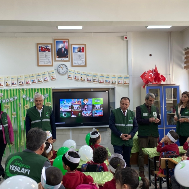 Kahramanmaraş'ta okullarda Yeşilay anlatıldı