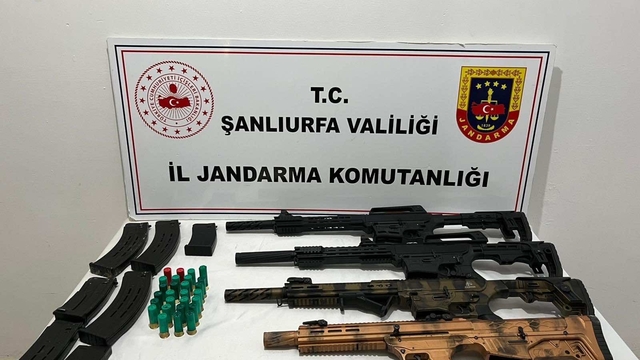 Şanlıurfa'da silah kaçakçılığı operasyonu: 3 gözaltı