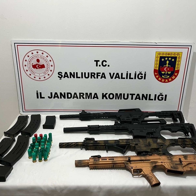 Şanlıurfa'da silah kaçakçılığı operasyonu: 3 gözaltı
