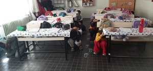 Keban'da okulda deprem tatbikatı yapıldı