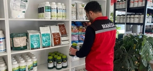 Sarıgöl'de gübre ve zirai ilaç satış noktaları denetlendi