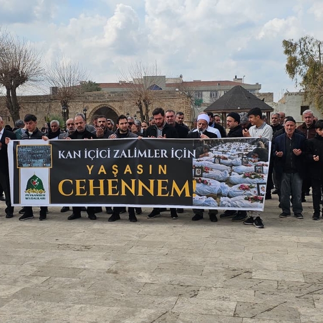 Nusaybin'de ABD ve İsrail'in İran'a yönelik saldırıları protesto edildi