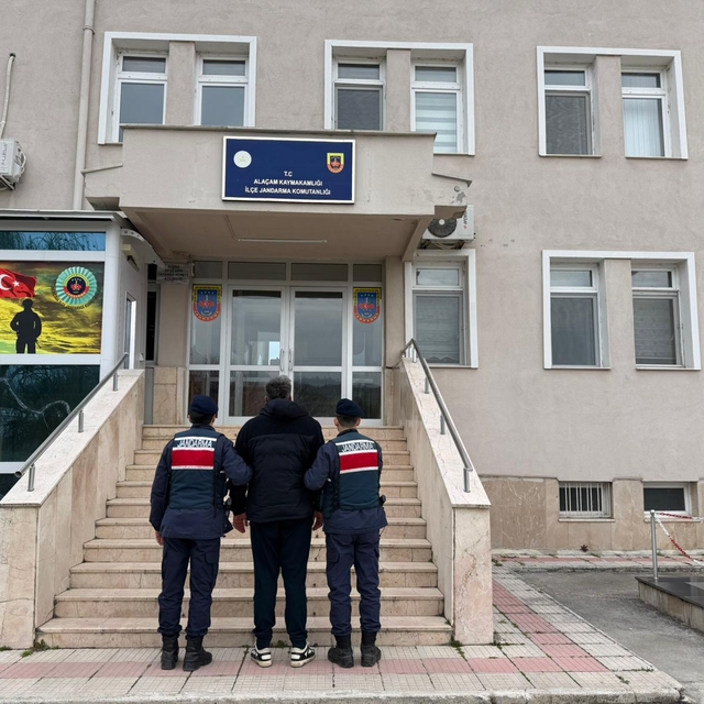 Samsun'da 13 yıl 9 ay hapis cezasıyla aranan hükümlü yakalandı