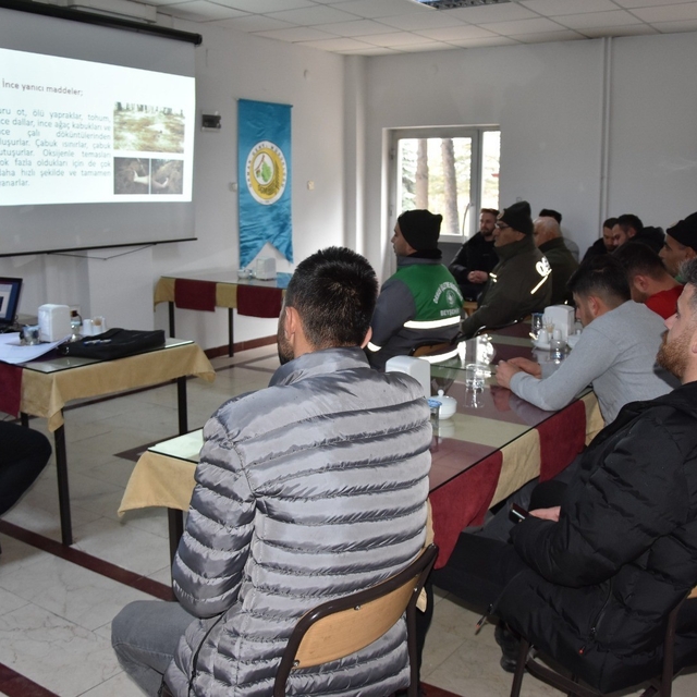 Beyşehir'de orman yangınlarına karşı müdahale eğitimi verildi