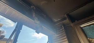 Alanya'da apartman dairesinde yangın çıktı