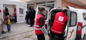 Çubuk'ta ihtiyaç sahiplerine yönelik yardımlar sürüyor