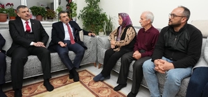 Bakanlar Tekin ve Çiftçi, öldürülen öğretmenin Konya'daki ailesine taziye ziyaretinde bulundu