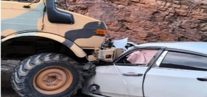 Hakkari'de trafik kazası: 1 yaralı