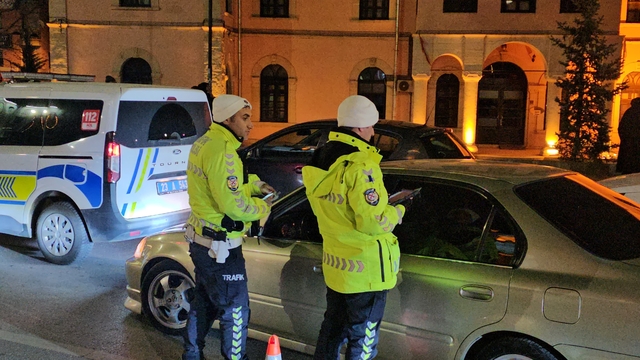 Elazığ'da trafik denetimi
