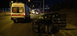 Malatya'da üç aracın karıştığı kazada 4 kişi yaralandı
